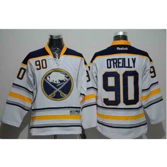 Buffalo Sabres #90 Ryan OReilly White Stitched NHL Jersey